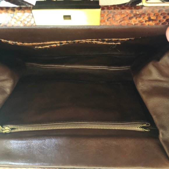 Snake Skin Purse Vintage 1950s - Picture 4 of 7